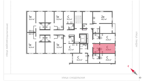 Квартира 21,8 м², студия - изображение 2