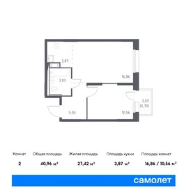 39 м², 1-комнатная квартира 7 499 000 ₽ - изображение 6