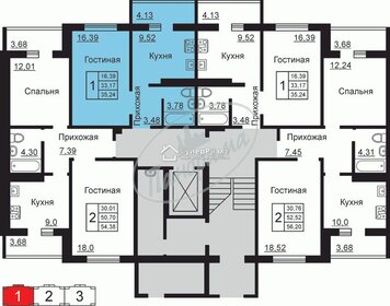 33,2 м², 1-комнатная квартира 3 400 000 ₽ - изображение 52