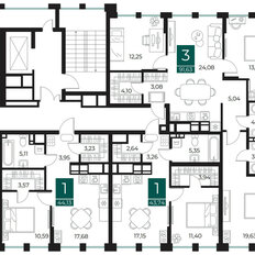 Квартира 91,6 м², 3-комнатная - изображение 2