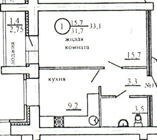 28,4 м², 1-комнатная квартира 3 170 000 ₽ - изображение 51