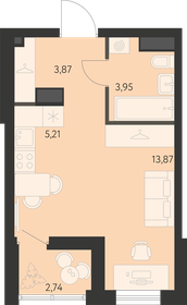 28,4 м², квартира-студия 4 043 000 ₽ - изображение 10