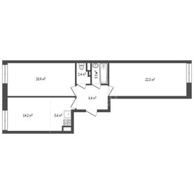 Квартира 75 м², 2-комнатная - изображение 1