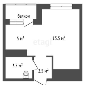 Квартира 35,8 м², 1-комнатная - изображение 1