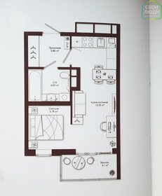 Квартира 30,3 м², студия - изображение 1