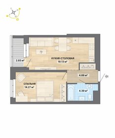 49,8 м², 1-комнатная квартира 5 150 000 ₽ - изображение 19