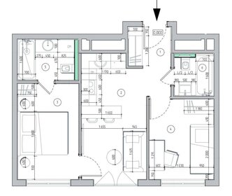 Квартира 41,3 м², 2-комнатная - изображение 1