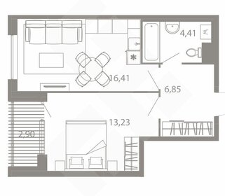 69,1 м², 3-комнатная квартира 19 950 000 ₽ - изображение 57