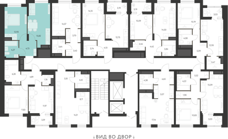 38,4 м², 1-комнатная квартира 5 145 000 ₽ - изображение 7