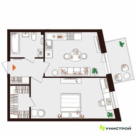 Квартира 49,2 м², 1-комнатная - изображение 1