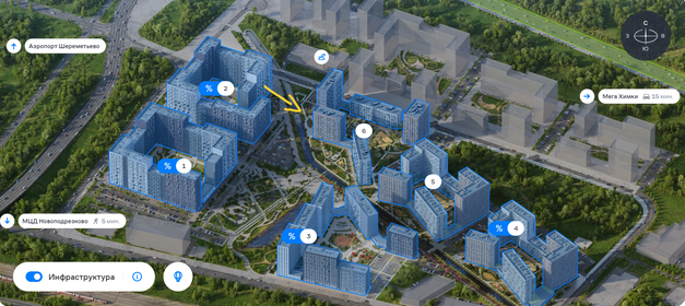 34,3 м², 1-комнатная квартира 8 100 000 ₽ - изображение 35