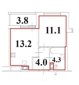 Квартира 34,5 м², 1-комнатная - изображение 1