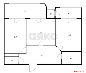 85,1 м², 2-комнатная квартира 21 725 000 ₽ - изображение 95