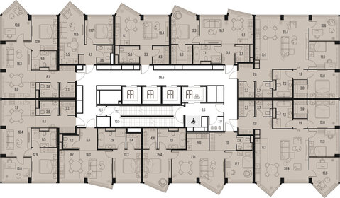 38,3 м², 1-комнатная квартира 30 403 764 ₽ - изображение 24