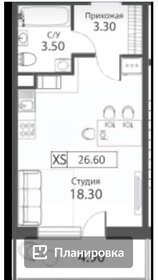 Квартира 27 м², студия - изображение 1