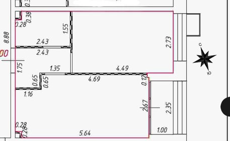 Квартира 38,2 м², 1-комнатная - изображение 1