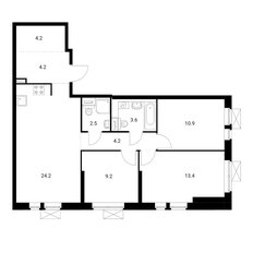 Квартира 78 м², 4-комнатная - изображение 1