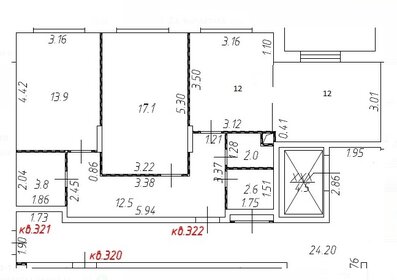 Квартира 75 м², 3-комнатная - изображение 1