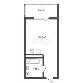 Квартира 17,6 м², студия - изображение 1