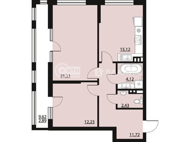 72 м², 2-комнатная квартира 9 826 059 ₽ - изображение 11