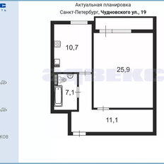 Квартира 58 м², 1-комнатная - изображение 4