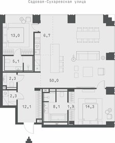 120,4 м², 3-комнатная квартира 160 132 000 ₽ - изображение 11