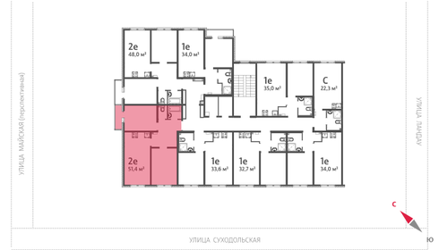 51,4 м², 2-комнатная квартира 5 857 132 ₽ - изображение 12