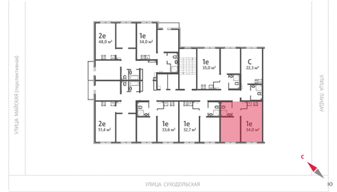 36,7 м², 1-комнатная квартира 3 900 000 ₽ - изображение 132
