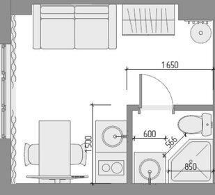 Квартира 13 м², 1-комнатная - изображение 5