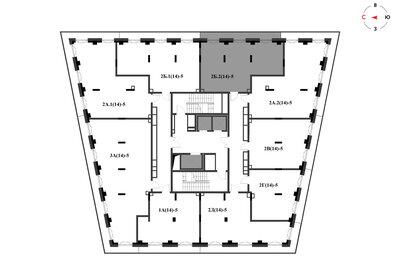 Квартира 64,6 м², 2-комнатная - изображение 2