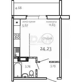 28 м², квартира-студия 2 800 000 ₽ - изображение 58