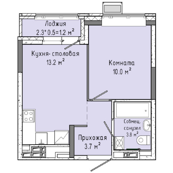 31,9 м², 1-комнатная квартира 3 498 000 ₽ - изображение 18