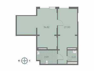 61,1 м², 3-комнатная квартира 6 090 000 ₽ - изображение 13