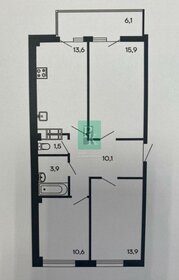 Квартира 75,6 м², 3-комнатная - изображение 1