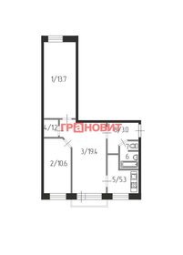 Квартира 55 м², 3-комнатная - изображение 5