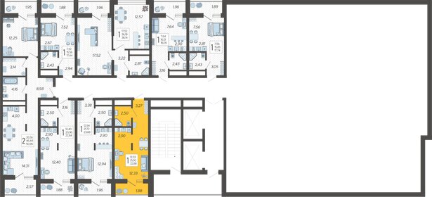 20,5 м², квартира-студия 10 500 000 ₽ - изображение 129