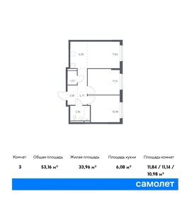 51,1 м², 2-комнатная квартира 10 455 000 ₽ - изображение 24