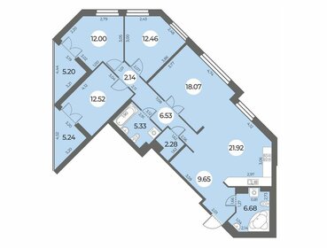 Квартира 114,8 м², 4-комнатная - изображение 1