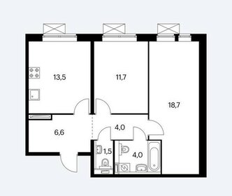 60 м², 3-комнатная квартира 11 600 000 ₽ - изображение 54
