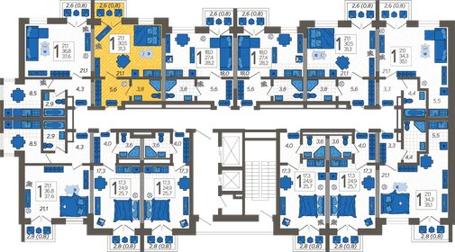 31,3 м², квартира-студия 11 424 500 ₽ - изображение 12