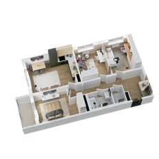 Квартира 65,4 м², 4-комнатная - изображение 5