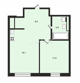 Квартира 40 м², 1-комнатная - изображение 1