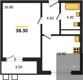 37 м², 2-комнатная квартира 4 700 000 ₽ - изображение 100