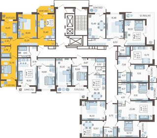 71,4 м², 3-комнатная квартира 6 600 000 ₽ - изображение 107