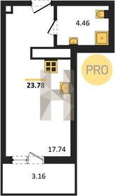 Квартира 23,8 м², студия - изображение 1