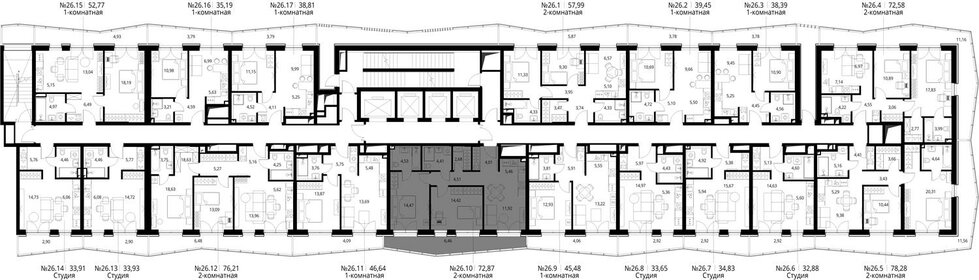 81,1 м², 2-комнатная квартира 28 621 156 ₽ - изображение 32