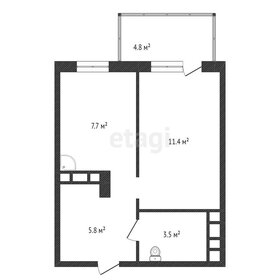 Квартира 30 м², 1-комнатная - изображение 2