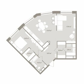 84,5 м², 3-комнатные апартаменты 82 686 336 ₽ - изображение 23