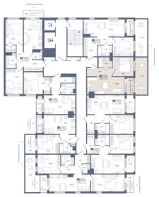 64,1 м², 1-комнатная квартира 10 200 000 ₽ - изображение 55