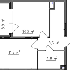 Квартира 40,1 м², 1-комнатная - изображение 3